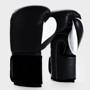 GENUINE LEATHER BOXING GLOVES WHITE