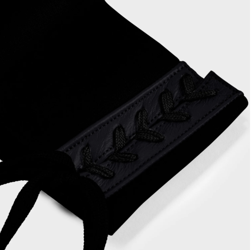 GENUINE LEATHER BOXING GROIN GUARD - BLACK - Image 4